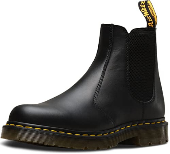 Dr. Martens Unisex-Adult 2976 Quad Chelsea Boot - 11 Women/10 Men - Black Industrial Full Grain