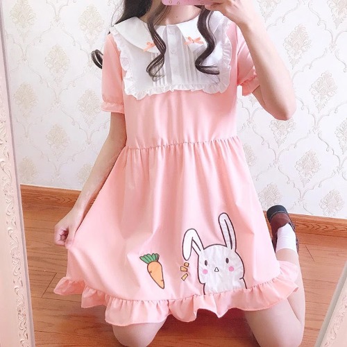 Lolita Style Bunny Dress | Default Title