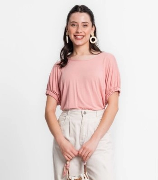 Blusa Viscose Infinita Cor Rosa