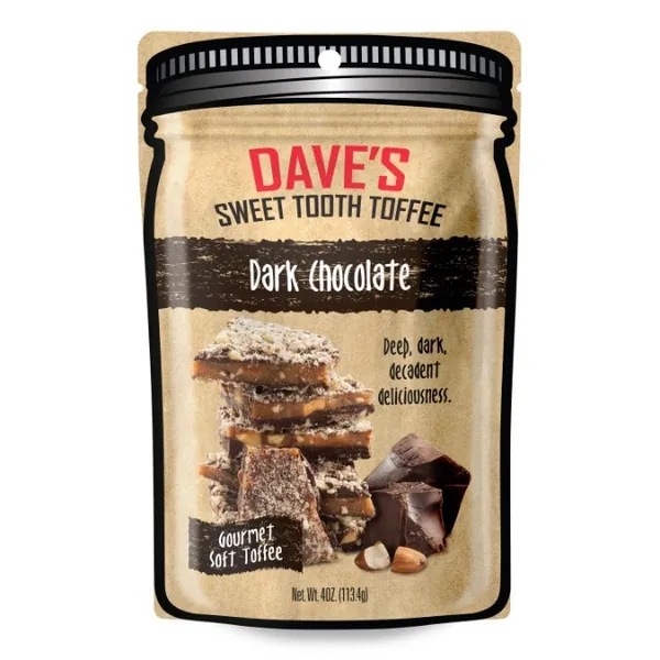 Dark Chocolate Toffee by Dave's Sweet Tooth Toffee