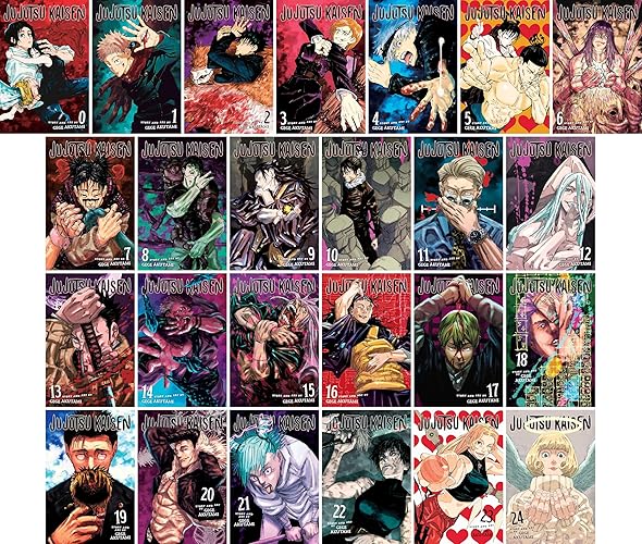 Jujutsu Kaisen Series (Vol. 0-24) Manga Collection (25 Books Set) by Gege Akutami
