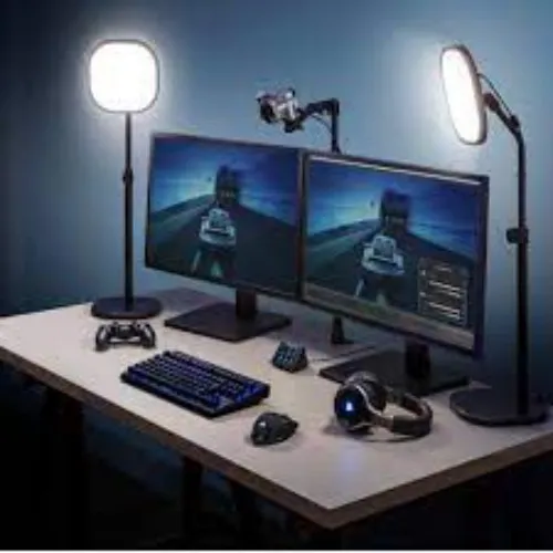 Elgato Key Light - Professional 2800 lumens Studio Light with desk clamp for Streaming, Recording and Video Conferencing, Temperature and Brightness app-adjustable on Mac, PC, iOS, Android