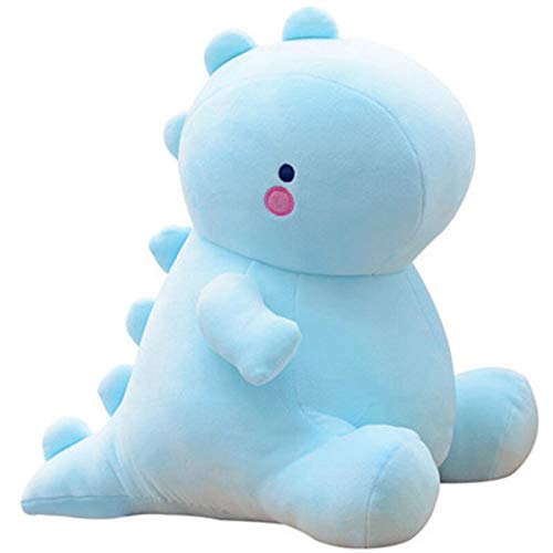 VHYHCY Cute Dinosaur Plush Toys, Fat Dinosaur Stuffed Dolls, Soft Animal Dino Plushie, Birthday Gifts for Kids Girls Boys Blue 12 inch - Quiet Blue - 12 inch