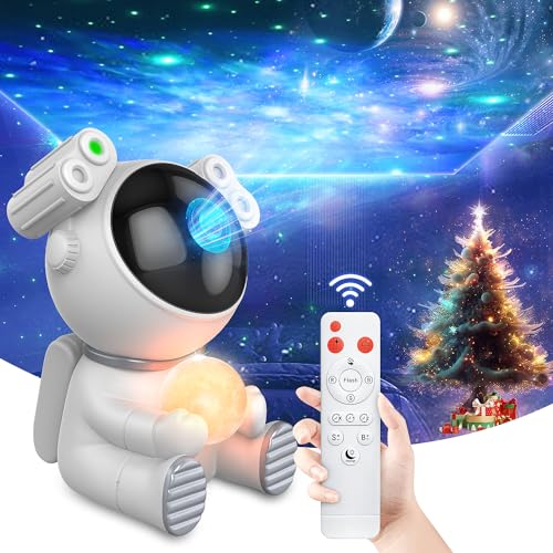 Astronaut Galaxy Star Projector 2.0 Night Light - 2023 Upgrade Galaxy Light Projector with Timer and Remote Control, Star Light Projector for Bedroom, Star Projector Night Light for Kids and Adults - Astronaut 2.0