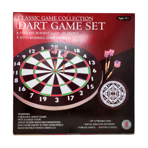 Classic Game Collection Dual-Sided Dart and Baseball Game Set | Default Title
