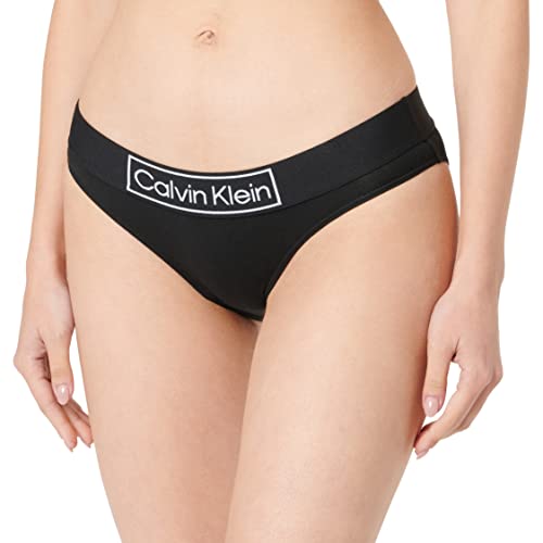 Calvin Klein Women's Bikini Style Underwear (Pack of 3) - L - Black