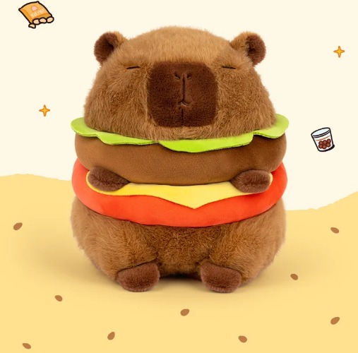 Capybara Hamburger Plush | Default Title