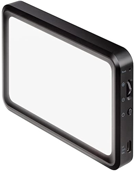 Elgato Key Light Mini - Portable LED Panel for Streaming, Video Conferencing, Gaming, 800 Lumens, Rechargeable Battery, TikTok, Instagram, YouTube, Zoom, Microsoft Teams, PC/Mac/iPhone/Android - Key Light Mini