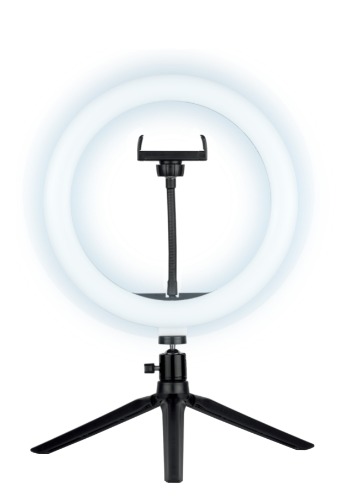 Delia's 12in Ultra-Light LED Ring Light and Phone Holder