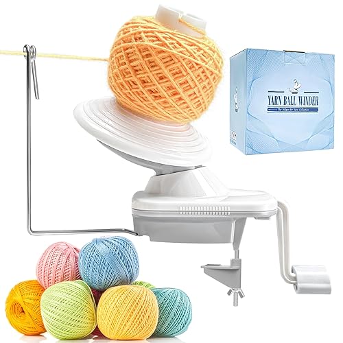 Yarn Winder - white/gray(Capacity 3.5oz)