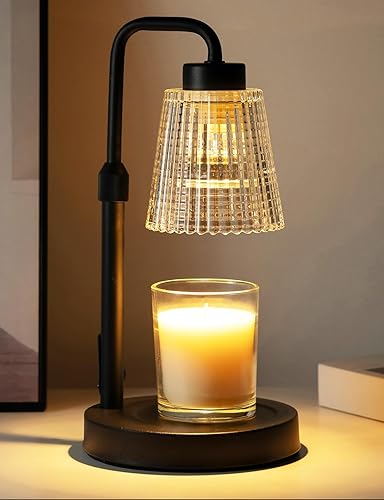 Candle Warmer Lamp with Timer - Black