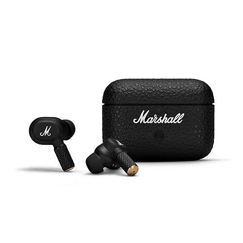 Marshall Motif II True Wireless Active Noise-Canceling Earbuds Headphones, Black - Headphones