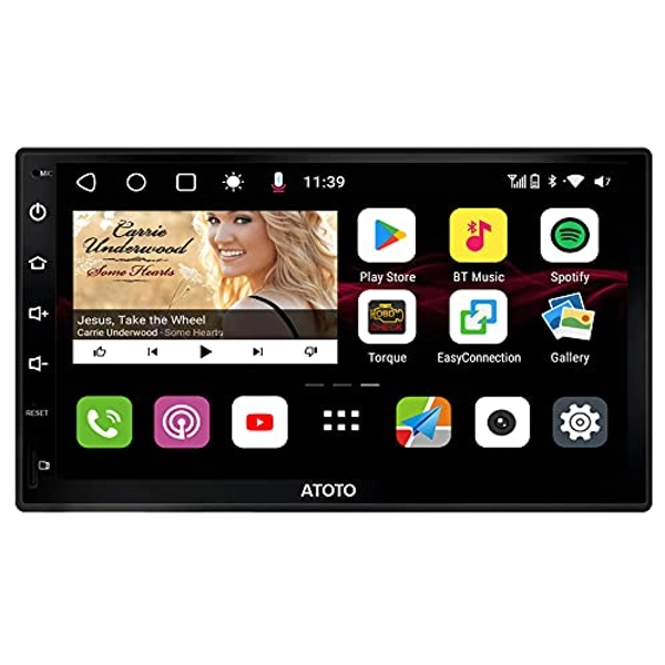 [Nuovo] ATOTO S8 Premium Android Autoradio, Wireless CarPlay e Android Auto, Display QLED da 7 pollici, Schermo diviso, Doppio Bluetooth con aptX HD, Retrovisore HD con LRV,SCVC e altro, S8G2B74PM