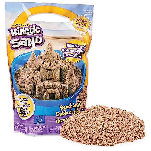 Kinetic Sand, The Original Moldable Play Sand, 3.25lbs Beach Sand, Sensory Toys for Kids Ages 3 and up (Amazon Exclusive) - 3.25 Lb Beach Sand