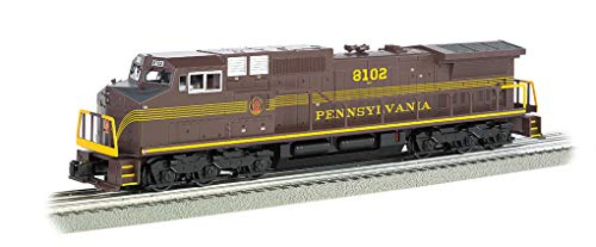 Williams by Bachmann GE Dash 9 Diesel - PRR #8102 Train (O Scale)