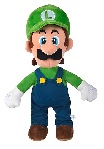 Super Mario Luigi Plüsch, Jumbo, 50cm, Plüschfigur, Nintendo, ab den ersten Lebensmonaten