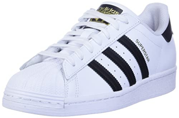 adidas womens Superstar Shoes - 8 - White/Black/White
