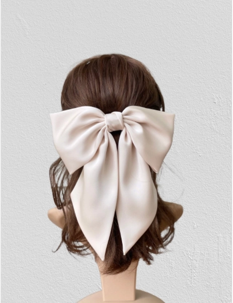 silk satin giant hair bow, satin bow clip, oversized bow, hair bow, bow clip. barrette clip, hair bow women, hair accessories
