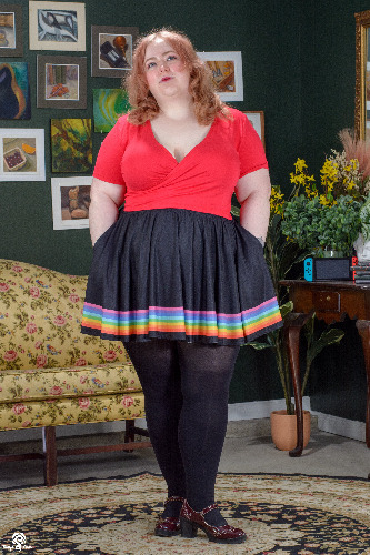 Rainbow Miniskirt | Size C