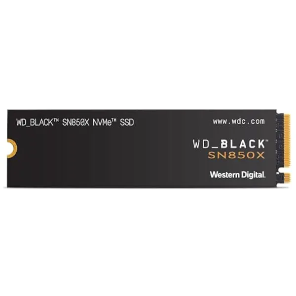 WD_BLACK 2TB SN850X NVMe Internal Gaming SSD Solid State Drive - Gen4 PCIe, M.2 2280, Up to 7,300 MB/s - WDS200T2X0E - 2TB - SSD