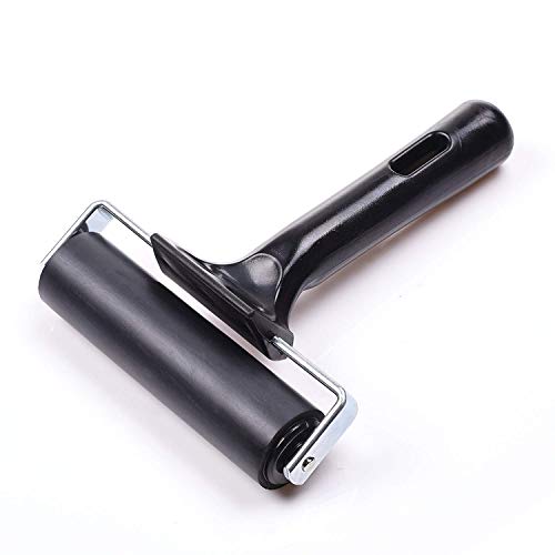 4-Inch Rubber Brayer Roller for Printmaking, Great for Gluing Application Also. (Original Version) - 1PCS