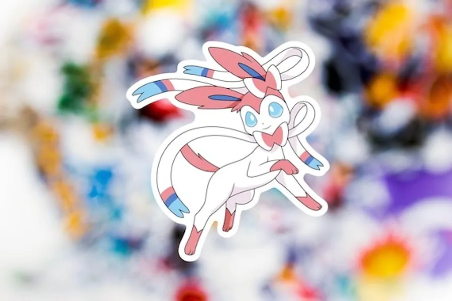 Sylveon Sticker Waterproof Sticker Weatherproof Sticker | Etsy
