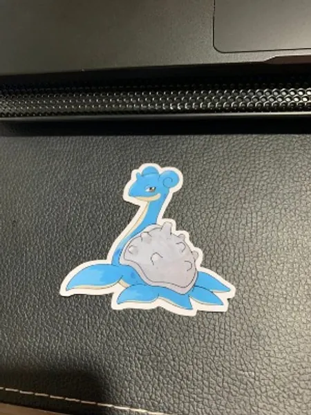 Lapras Pokemon Vinyl Sticker gen I 100% Waterproof | Etsy