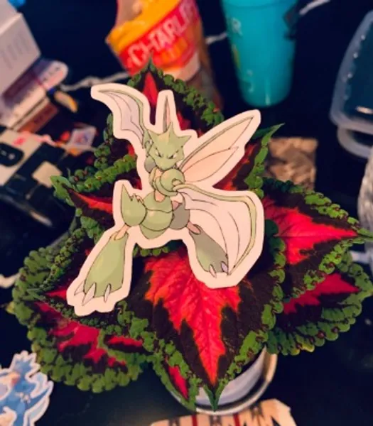 Scyther Pokemon Vinyl Sticker gen I 100% Waterproof | Etsy