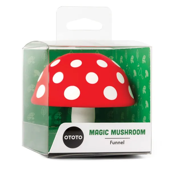 OTOTO Magic Mushroom Tratt, Röd, Vit