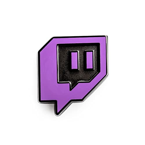 Twitch Collectible Enamel Pin - Twitch Glitch New Logo Pin (Purple)