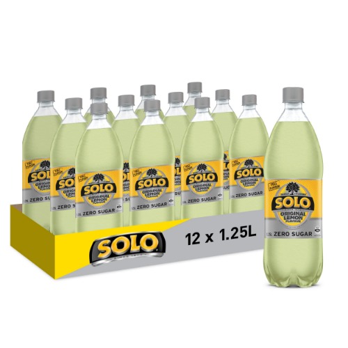 Solo Lemon Zero Sugar, 12 pack