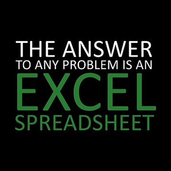 The Answer To Any Problem Is an Excel Spreadsheet T-Shirt
