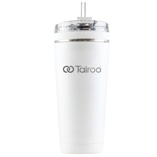 Talroo Custom 26oz Flex Bottle - White