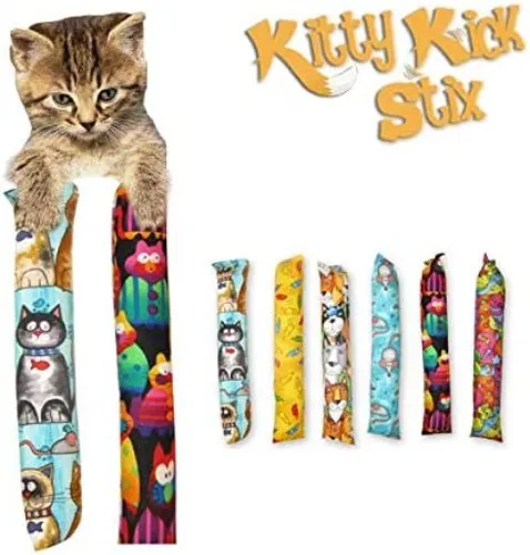 Kitty Kick Stix 11" Catnip Kicker Toys 