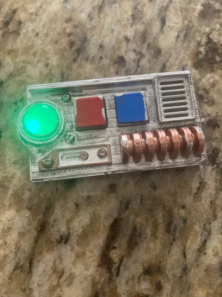 New Star Wars lighted Identification  communication badge / comlink Greeblie. Disney Bound / Batuu / cosplay