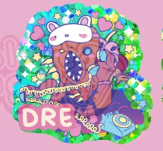 DBD SLEEPOVER 2.5IN RAINBOW STICKERS: KILLER VER | Dredge