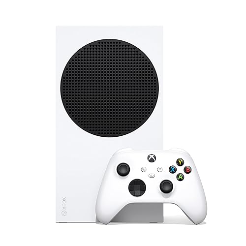 Xbox Series S 1TB SSD Console Robot White - Includes Xbox Wireless Controller - Up to 120 frames per second - 10 GB RAM - 1 TB SSD Storage - Experience high dynamic range - Xbox Velocity Architecture - Series S 1TB + Controller