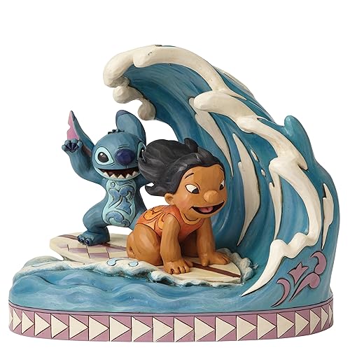 Disney Traditions, Figura de Lilo y Stitch, para coleccionar, Enesco - Atrapa la ola