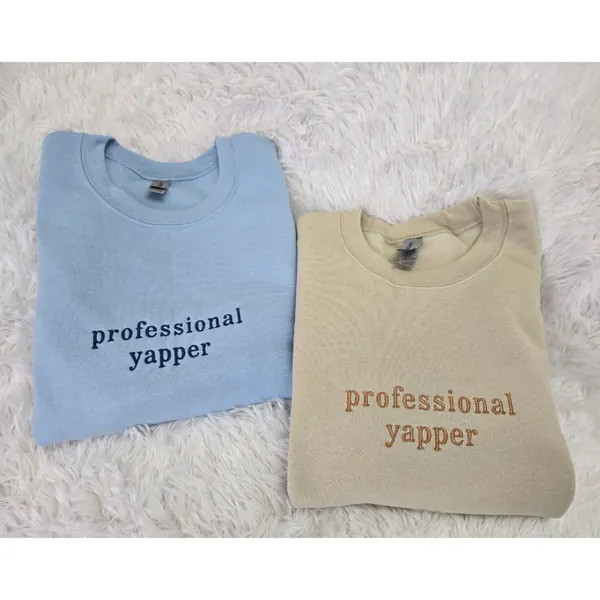 Embroidered Professional Yapper Shirt