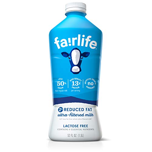 Fairlife 2% Reduced Fat Ultra Filtered Milk, Lactose Free, 52 Fl Oz