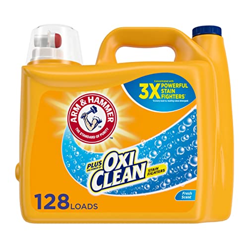Arm & Hammer Liquid Laundry 166.5oz Fresh Scent Plus OxiClean - Fresh Scent - 128 Loads