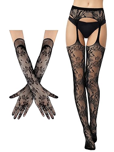 gloves and stockings