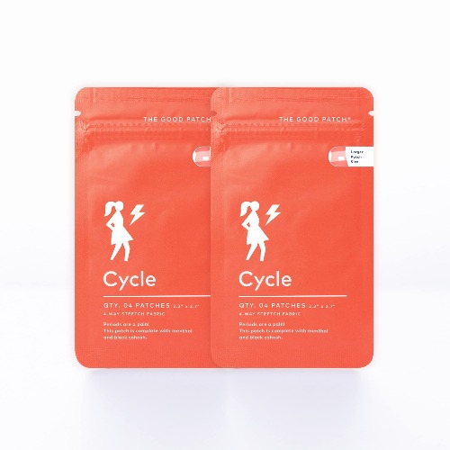 New and Improved - The Good Patch Cycle Patch for Menstrual and Period Support - Topical Plant Powered Pain Relief Menthol Patches with Black Cohosh - Large Sized (8 Total Patches)