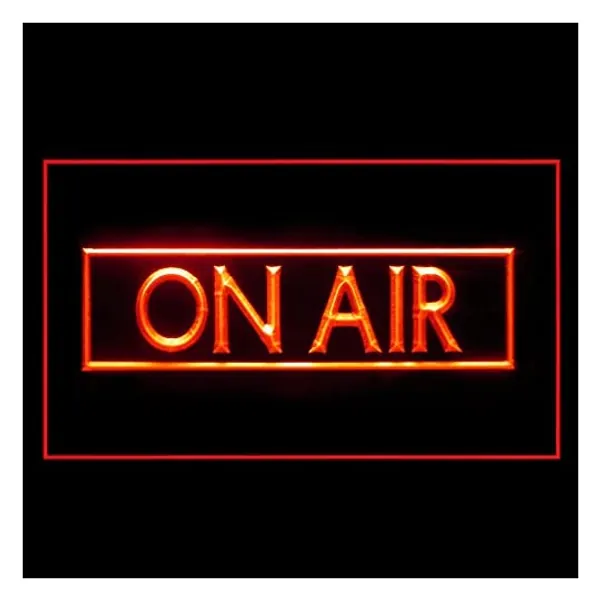
                            On Air Recording Studio Music Banner Hot Media LED Light Neon Sign 140017r
                        