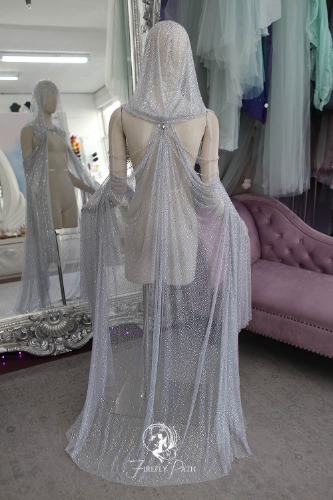 Ethereal Crystal Cape | 12in / Clear