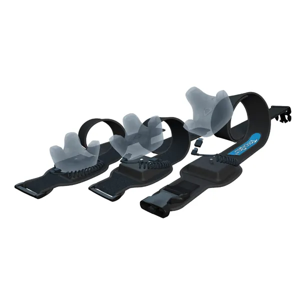 Rebuff Reality TrackStrap Plus - VIVE Tracker 3.0 / VIVE Tracker Full Body Tracking - 10+ hrs 6,000mAh Battery - Adjustable Comfortable Foot Straps and Waist Belt - Popular in VRChat - Motion Capture