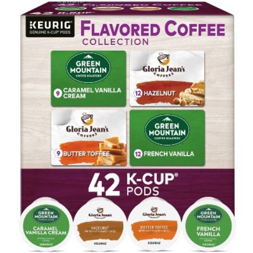 Keurig Flavored Coffee Collection Keurig K-Cup Coffee Pods Variety Pack Medium Roast - 42ct