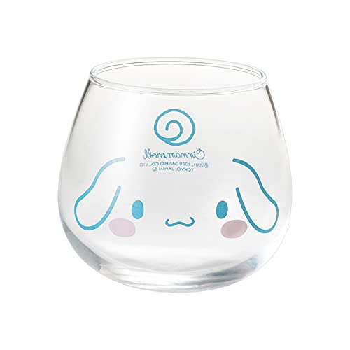 Sanrio 501134 Cinnamoroll Wobble Tumbler, 11.8 fl oz (320 ml), Face, Made in Japan - 04.Cinnamorol