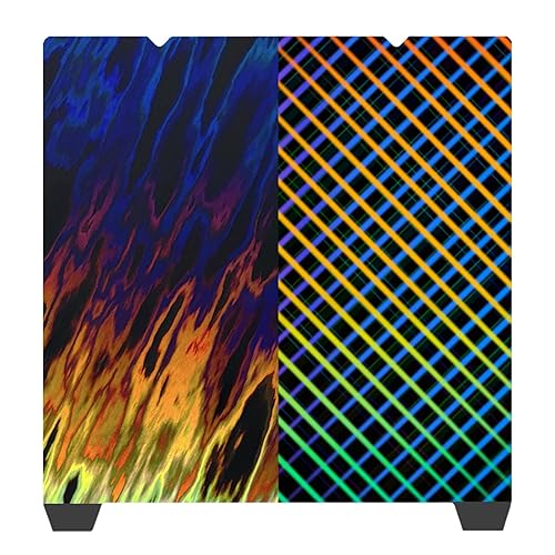 Wefuit Upgraded Ice and Fire+Skynet Smooth K1 K1C Build Plate,235x235mm 3D Printer Platform for Creality K1/ K1C/Ender-3 S1/Ender 5 S1/Ender 3 S1 Pro/Ender V3 KE/Ender3 V3 SE(Without Magnetic Base) - Ice and Fire+Skynet - 235x235mm（For K1C/K1/Ender 3 V3/V3 KE/SE）