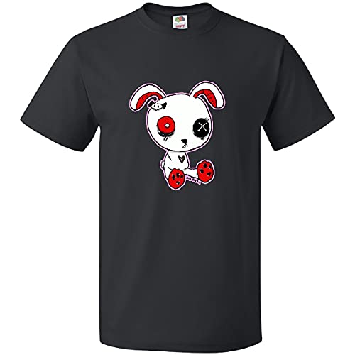 inktastic Goth Bunny T-Shirt - Gus Fink Studios - Large 0040 Black